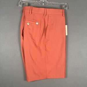 NWT Peter Millar Golf Shorts Crown Sport Salem 36 X9 Cape Red